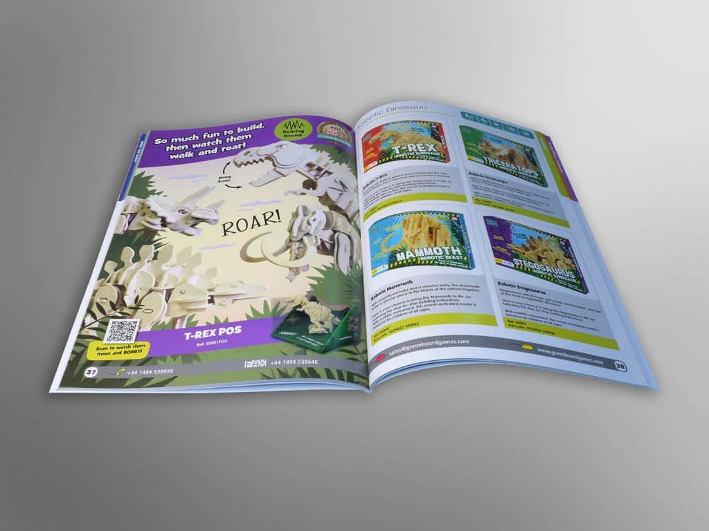 Green Board Game Company Brochure Eagle Graphics Printers Ltd